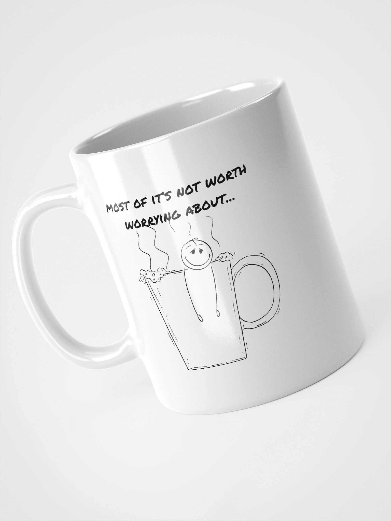 “Not Worth Worrying About” Mug product image (7)