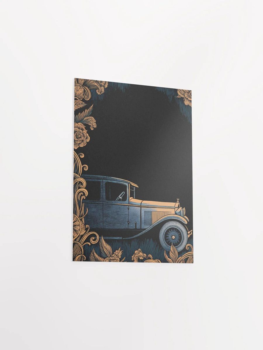 Vintage Car Floral Framed Poster product image (8)