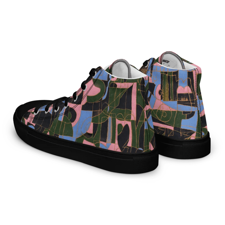 Squid Women's High Top Canvas Shoes product image (8)