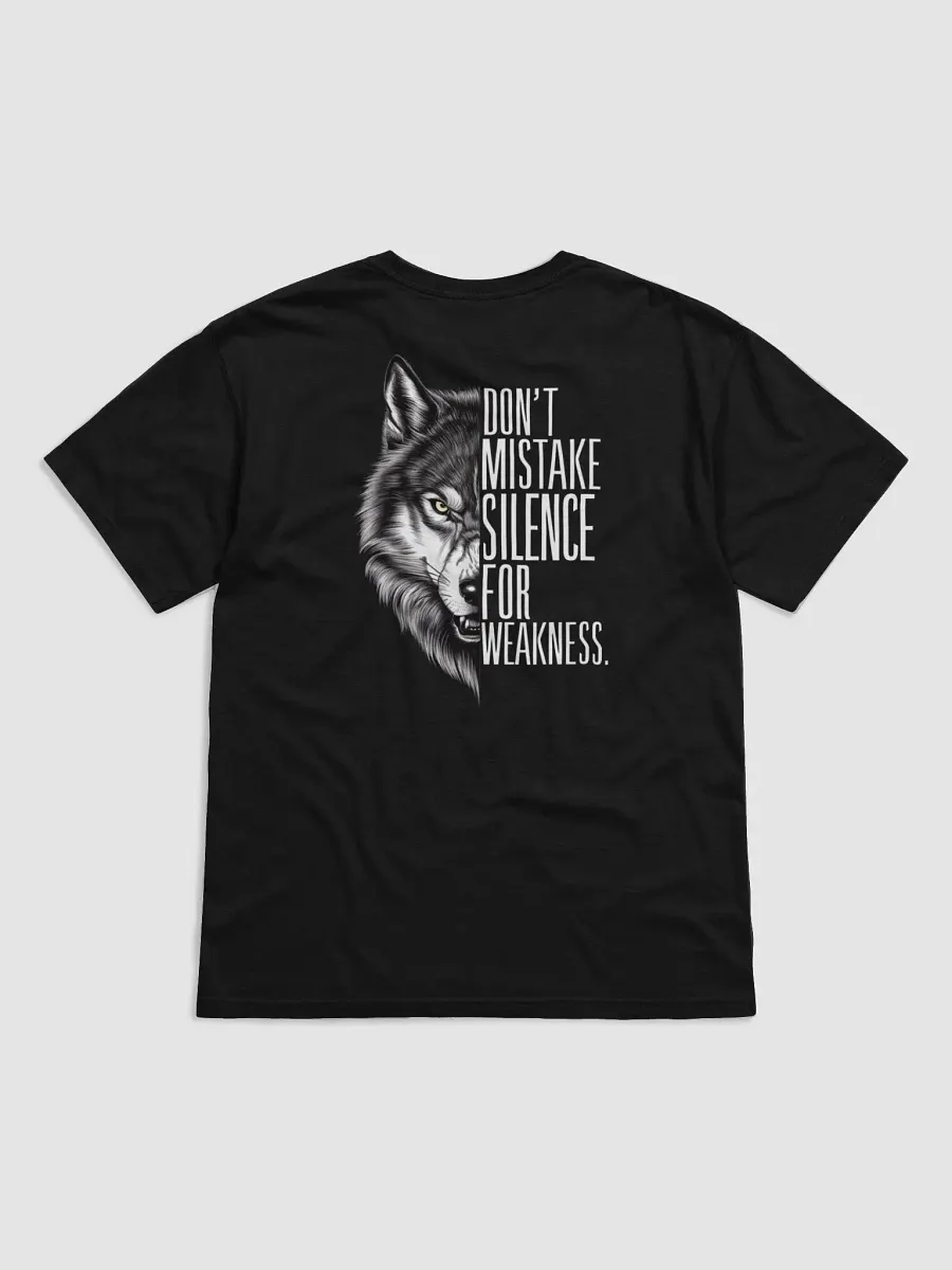 Ethereal Wolf Glitch Art T-Shirt product image (2)