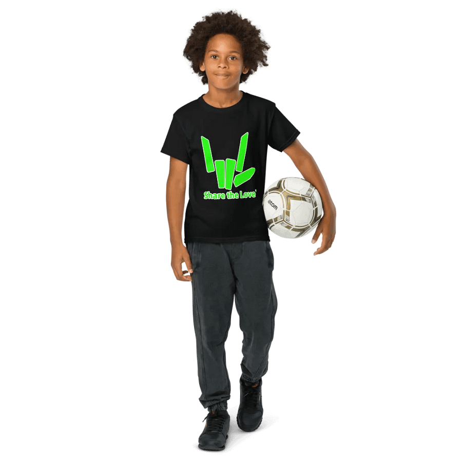 LIME Share The Love Classic Youth Tee product image (8)