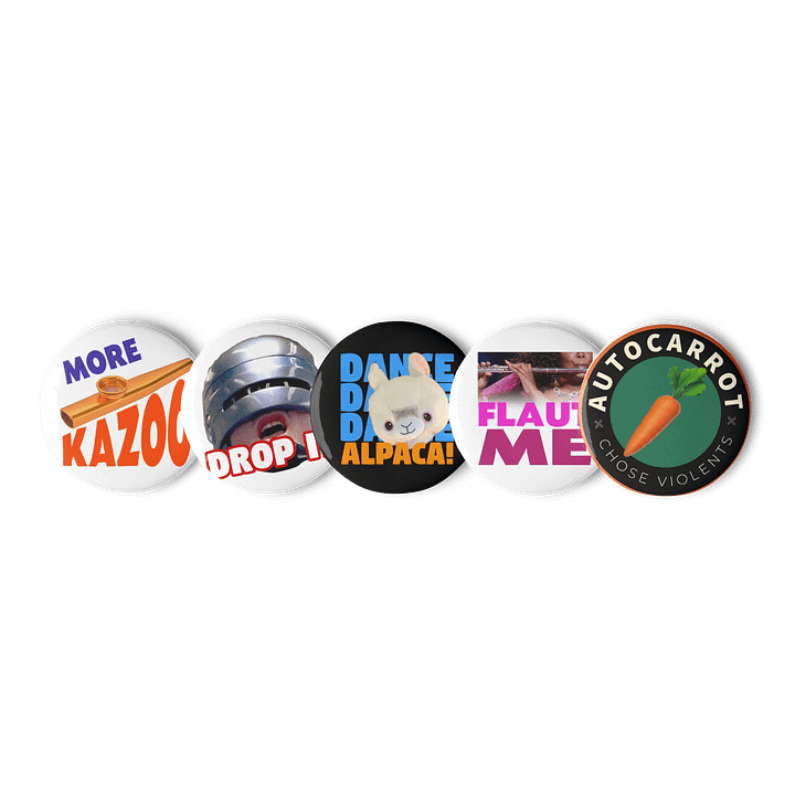 PDSMIX Channel Cheer Buttons (Pack 1) product image (1)