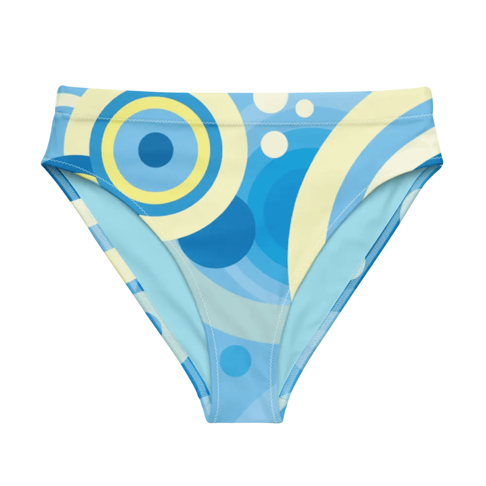 Ripple Effect Recycled High-Waisted Bikini Bottoms product image (5)