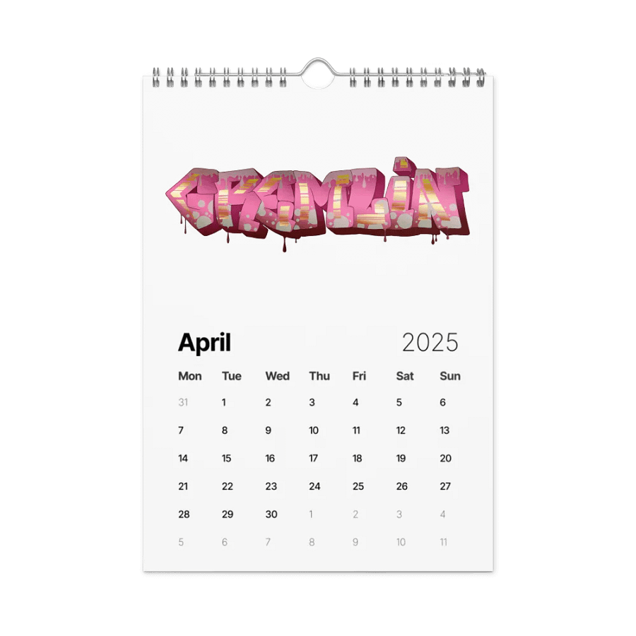 Dette's 2025 Art Calendar product image (1)
