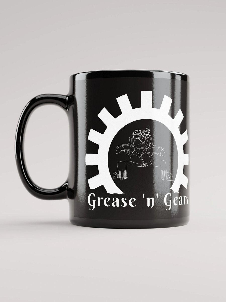 Grease 'n' Gears Black Glossy Mug product image (11)