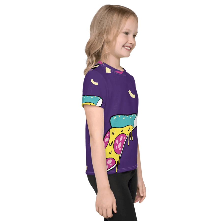 Melting Pizza Party Kids T-Shirt product image (4)