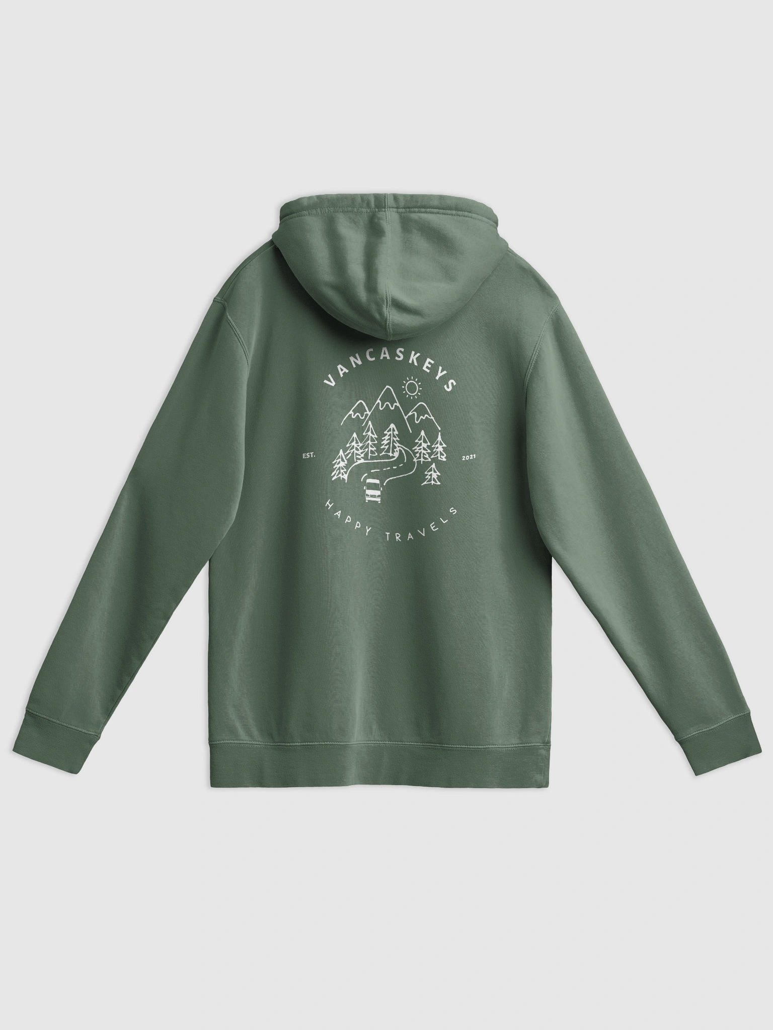 Pigment Dyed Hoodie (Front & Back Design) product image (12)
