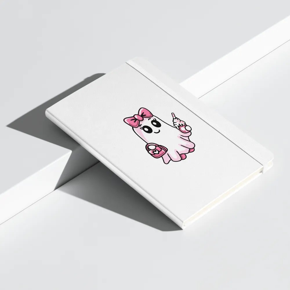 Cute Ghost Hardcover Bound Lined Notebook product image (7)
