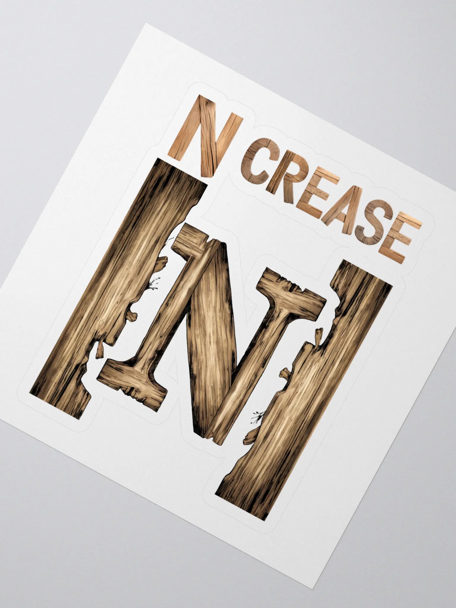 N Crease - Funny Wordplay Sticker product image (2)
