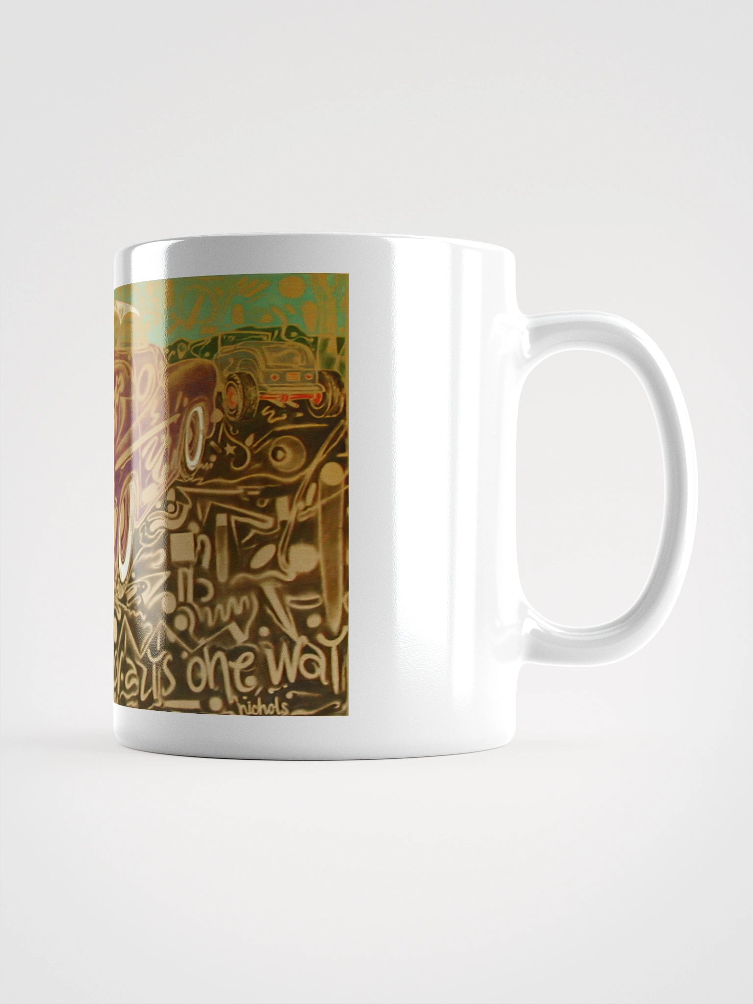 A Century of Rides II White Glossy Mug product image (2)