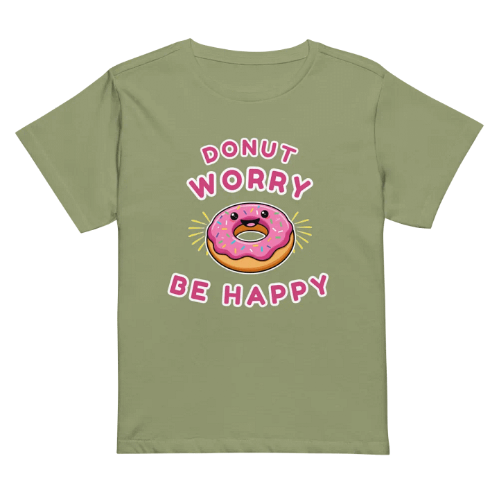 Donut Worry Be Happy High-Waisted Tee product image (32)
