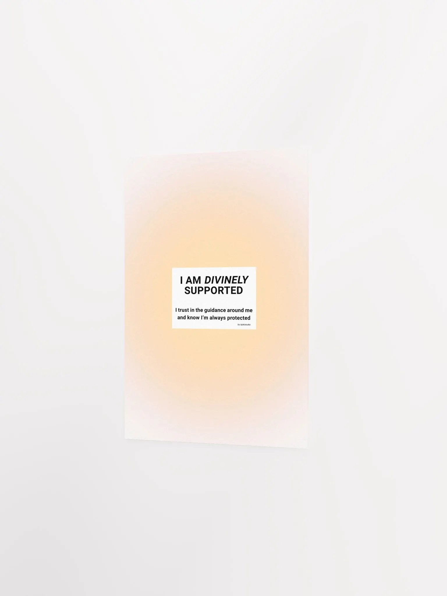 I Am Divinely Supported Gradient Print product image (8)