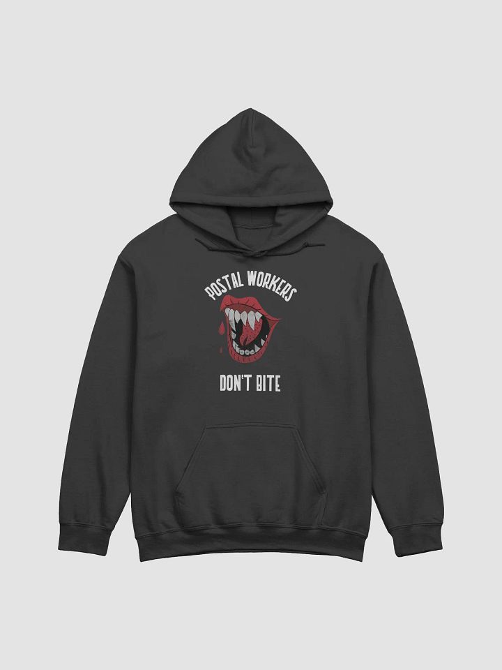 Postal workers don't bite hoodie postal worker halloween product image (3)