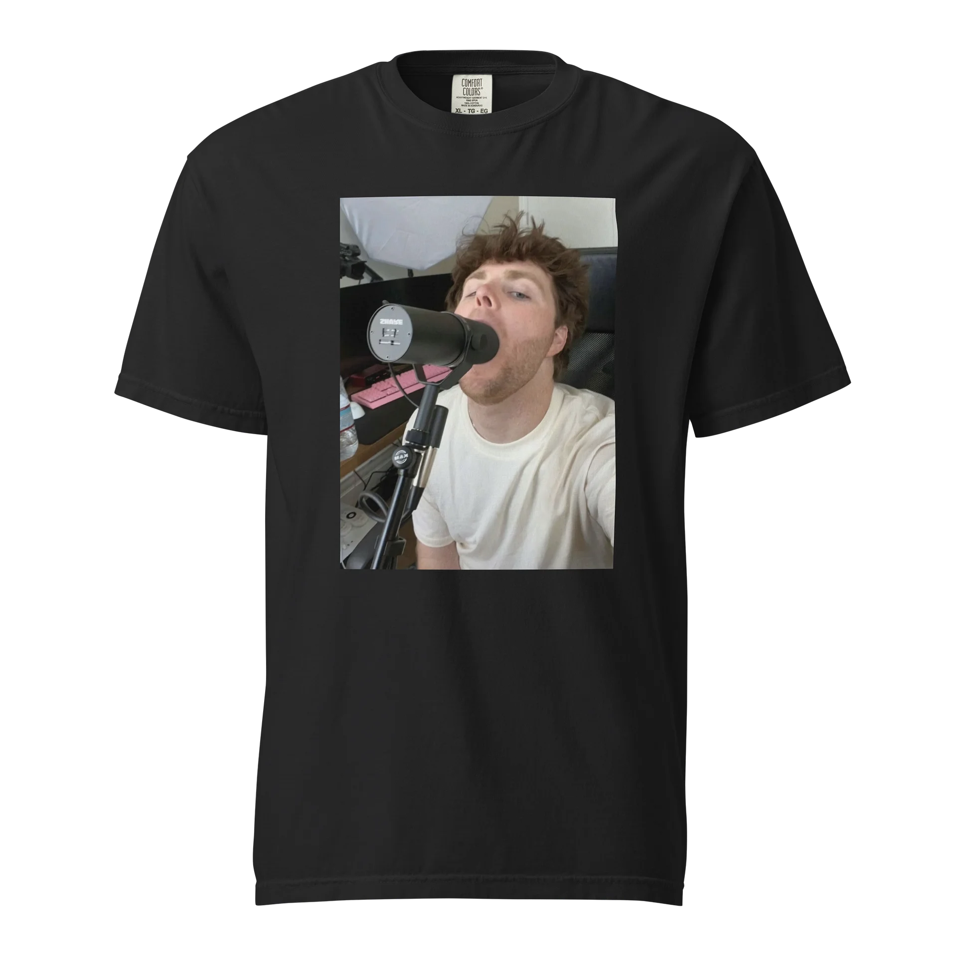 The "Mic Check 1, 2... Too Close" Tee product image (1)