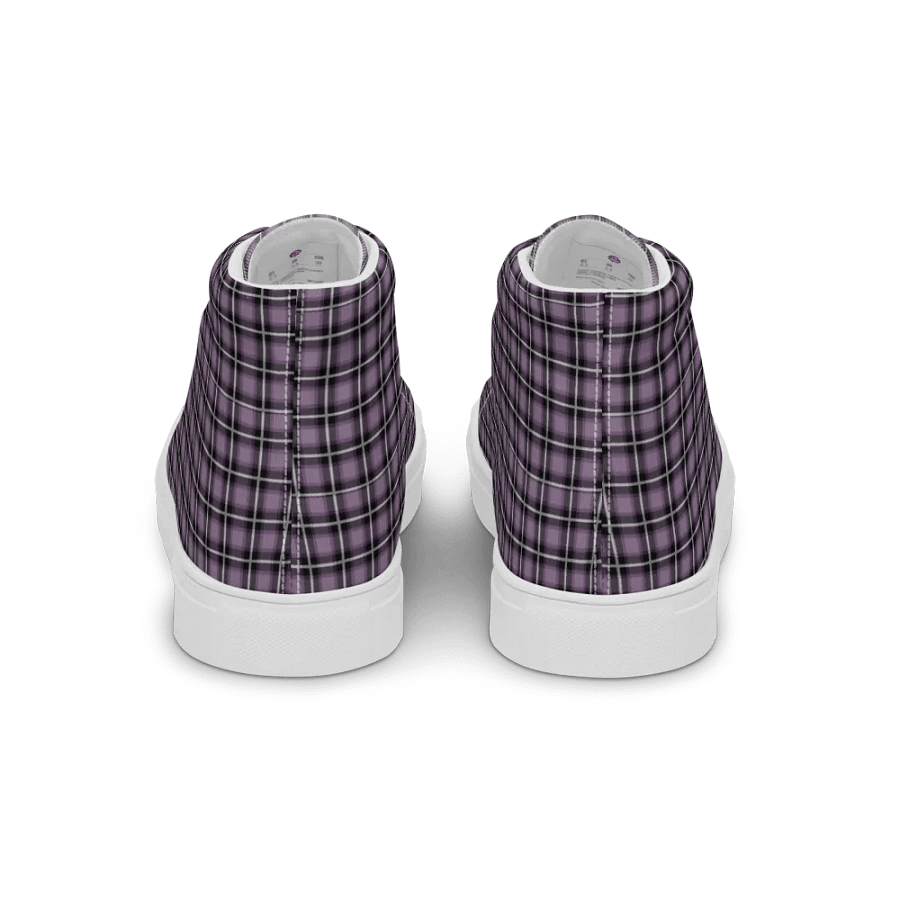 Men's Purple Plaid Perfection High-tops product image (4)