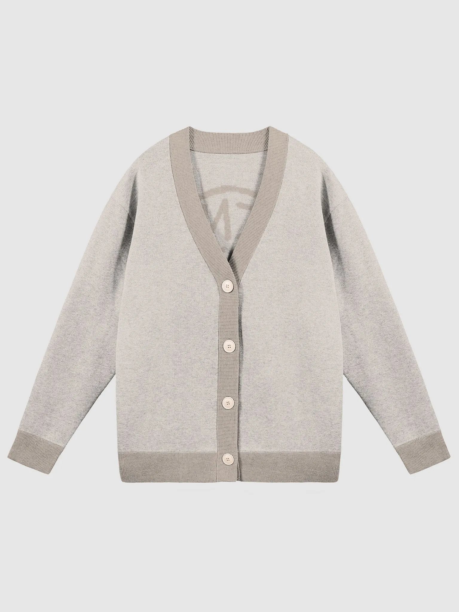 In My Head (lg. design, tan) knitwear cardigan product image (3)
