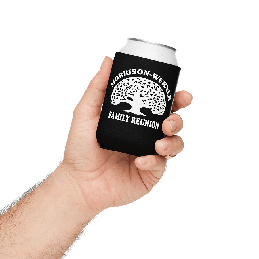 "Morrison-Werner Family Tree" Can Coozie (Black) product image (3)