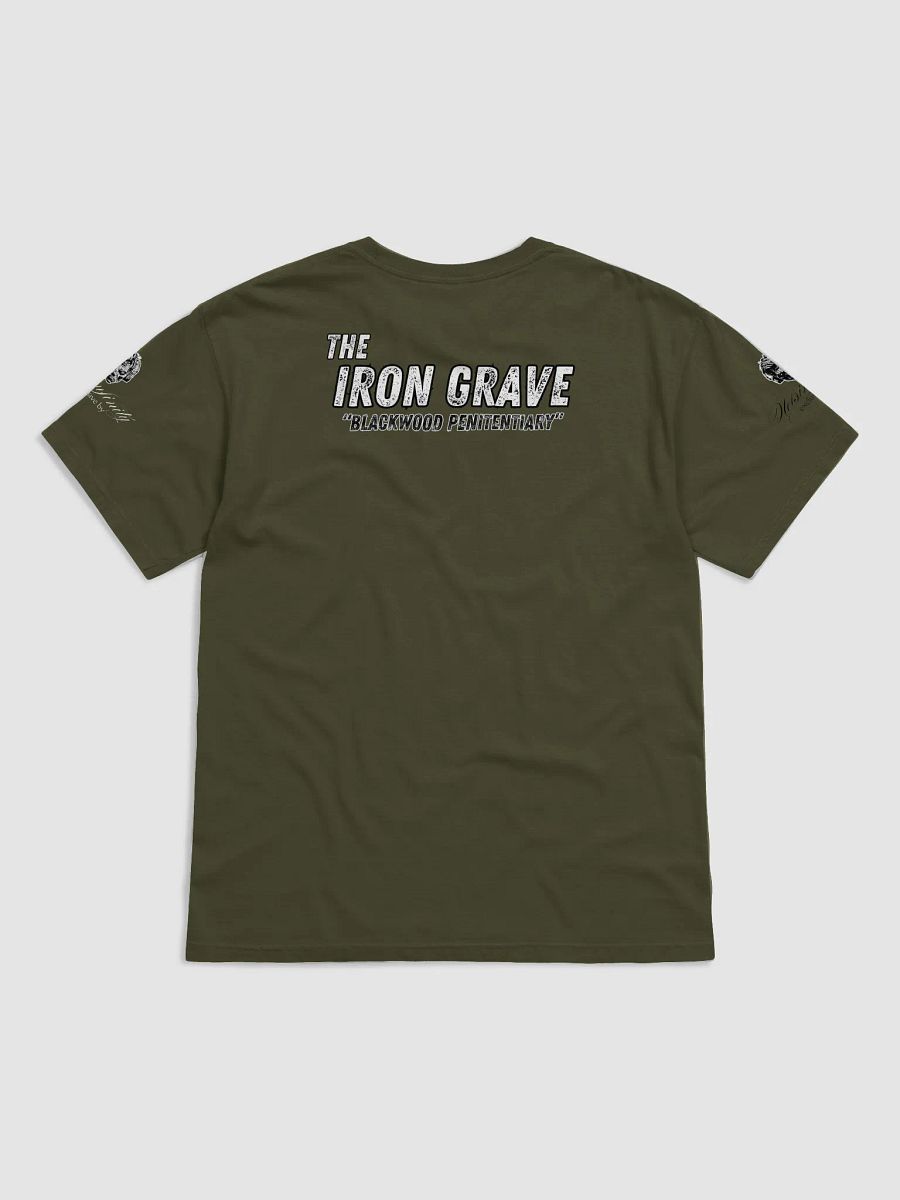 The Iron Grave - Blackwood Penitentiary - The Juggernaut - White Logo T-Shirt product image (23)