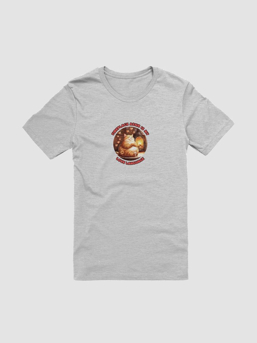 Cozy Cat - Fireplace ASMR is my Love Language | Tee product image (1)