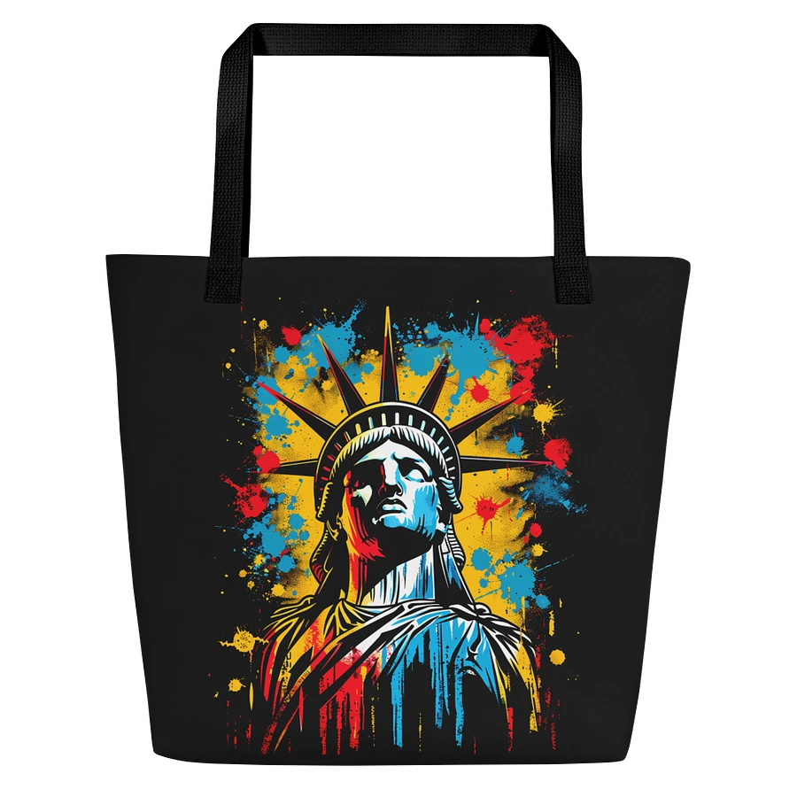 Tote Bag: Statue of Liberty Freedom Independence Patriotic Themed Fashion Art Design product image (1)
