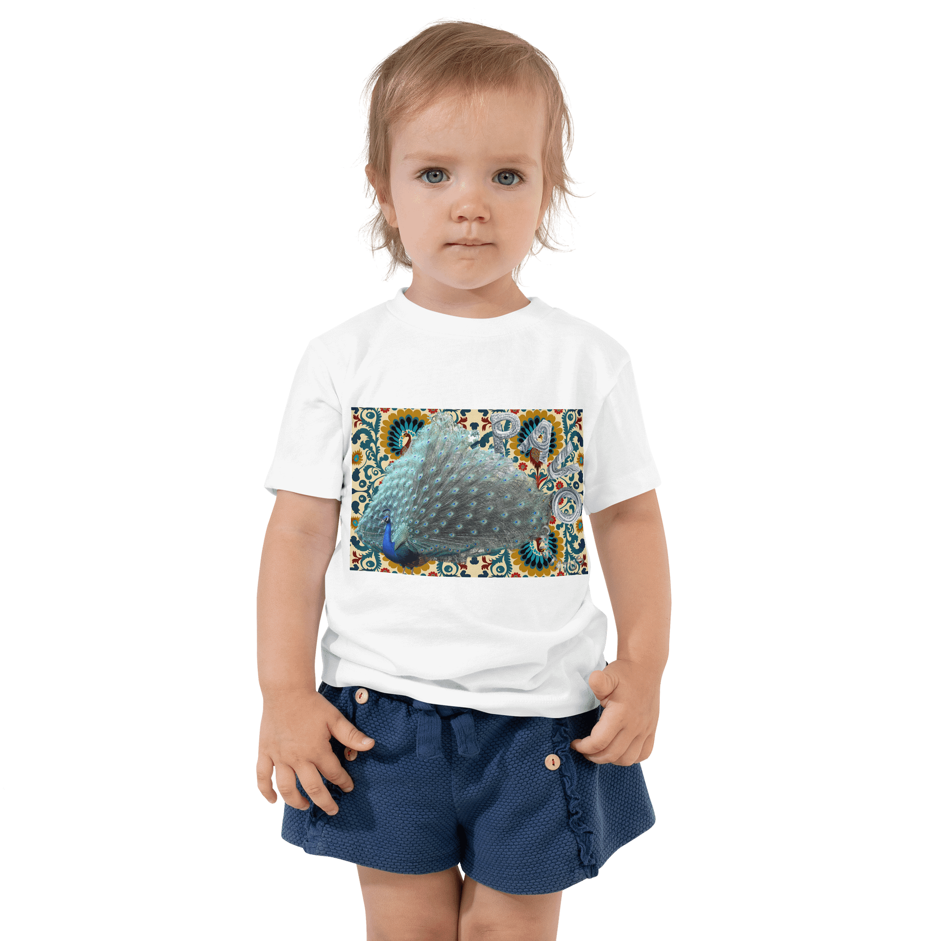 Peacock Toddler Cotton T-Shirt 9 product image (1)