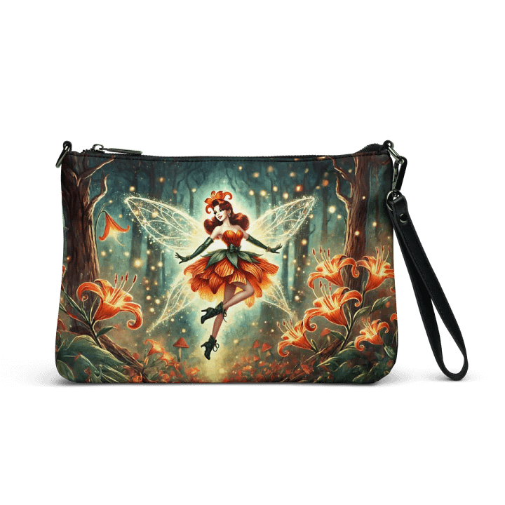 Enchanted Orange Lily Fairy Crossbody Bag - Fairytale Purse product image (1)