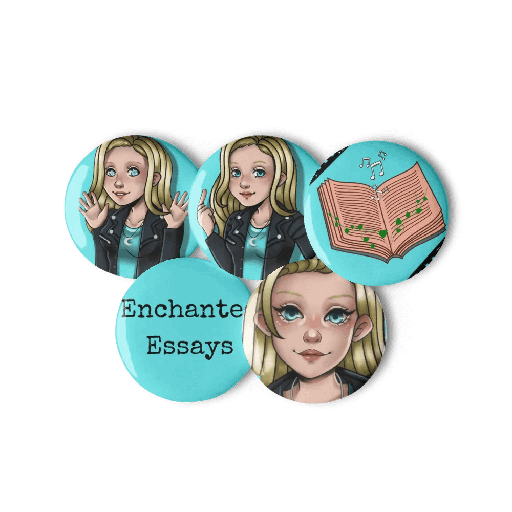 Enchanted Essays Button Badges product image (11)