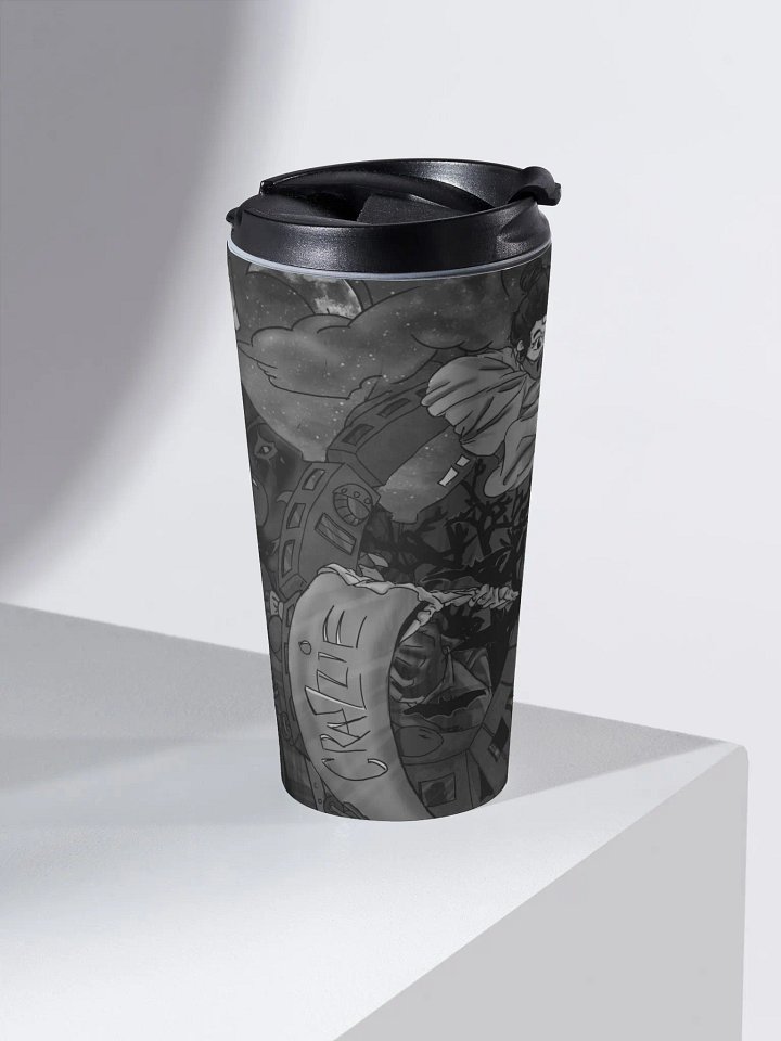 The Crazzie Travel Mug (B&W) product image (2)