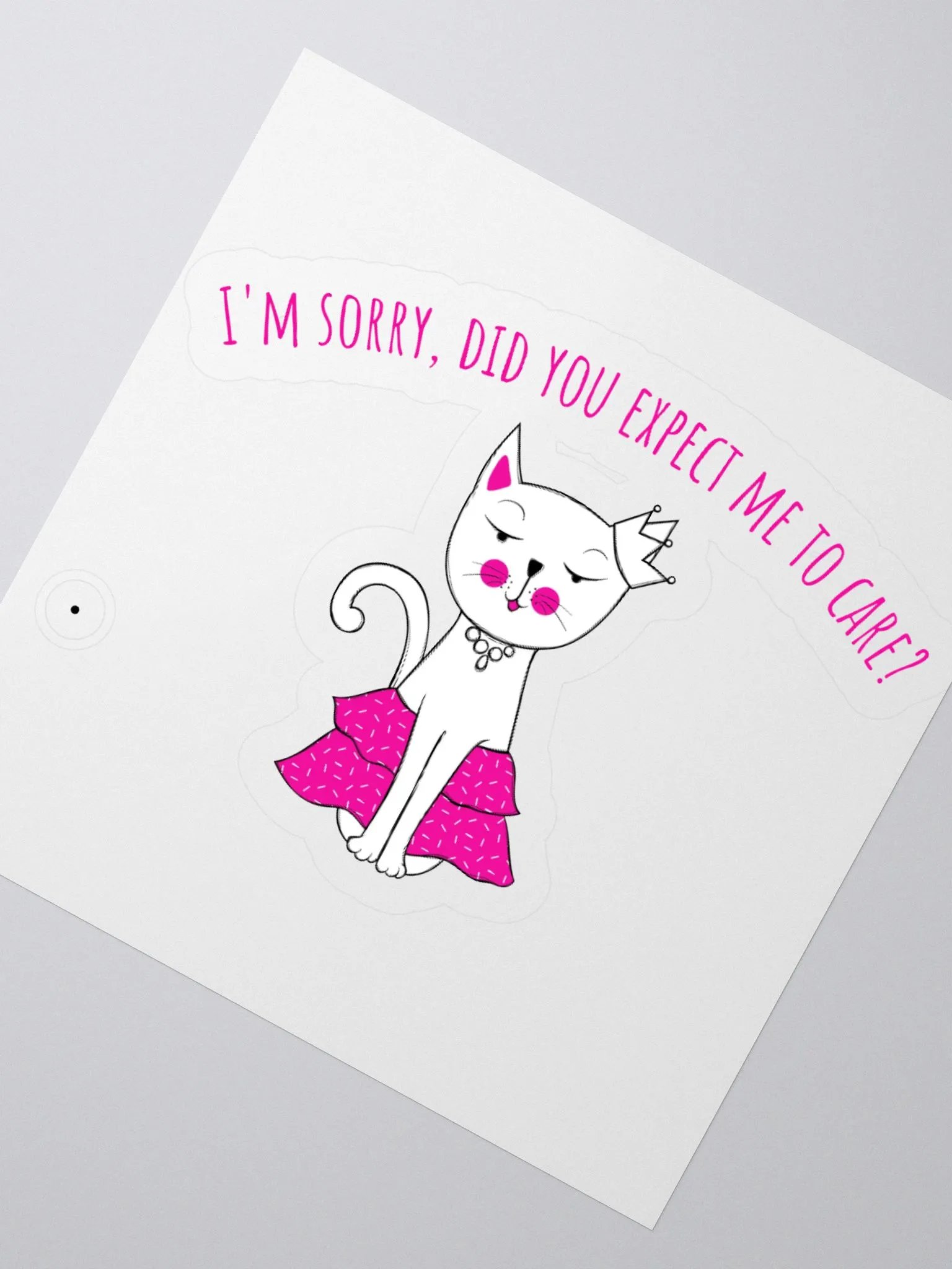 Sassy Cat Kiss Cut Stickers product image (3)