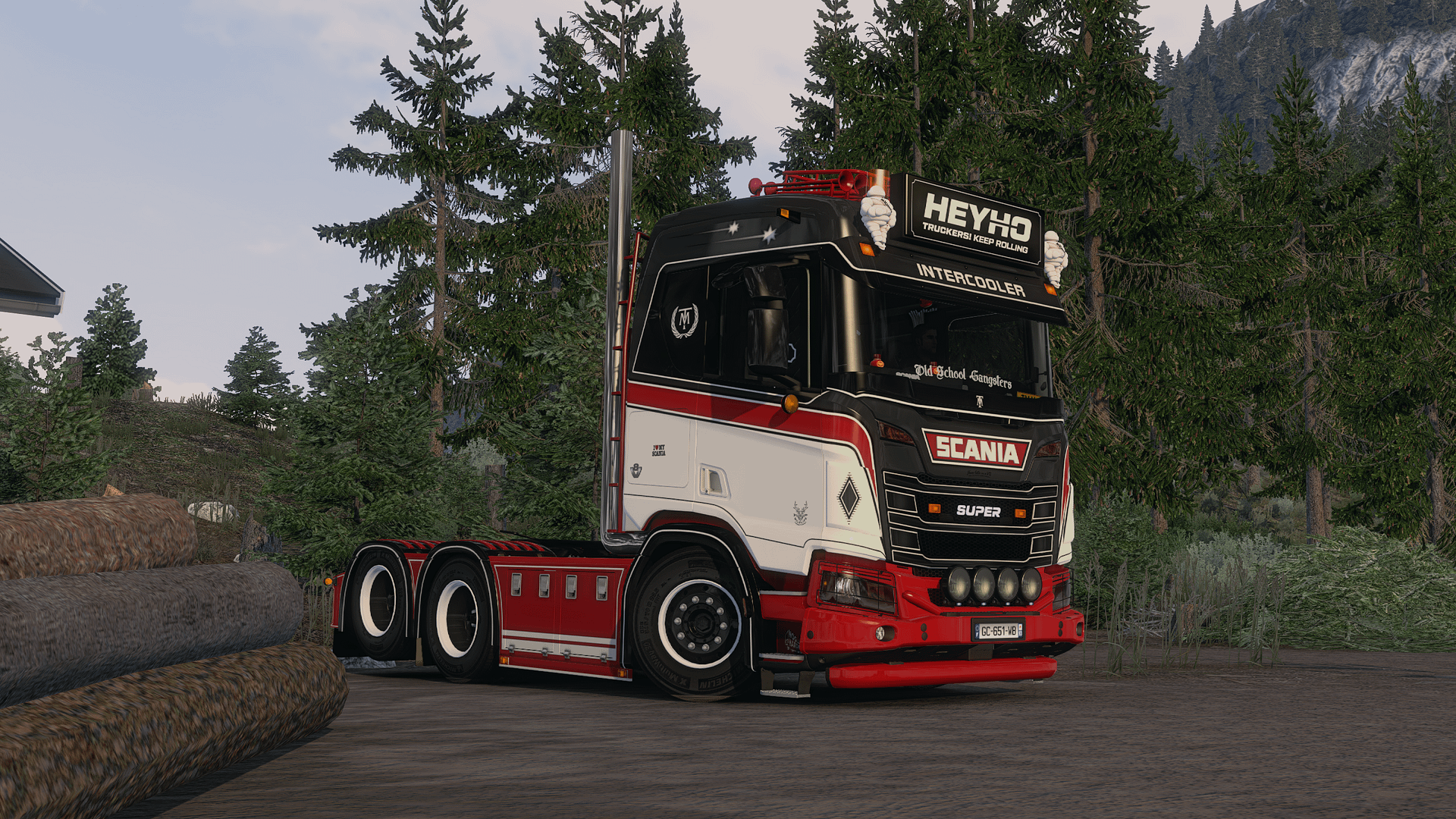 ETS2 TM Scania PGRS (SCS & Eugene) + FREE Trailers - Multicolor Skin Pack (Paintjob only) product image (10)