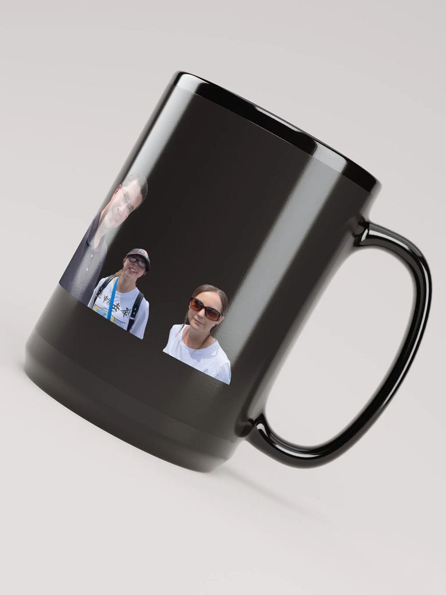 Our Micro Family Logo & Family Photo 15 oz Black Mug product image (4)