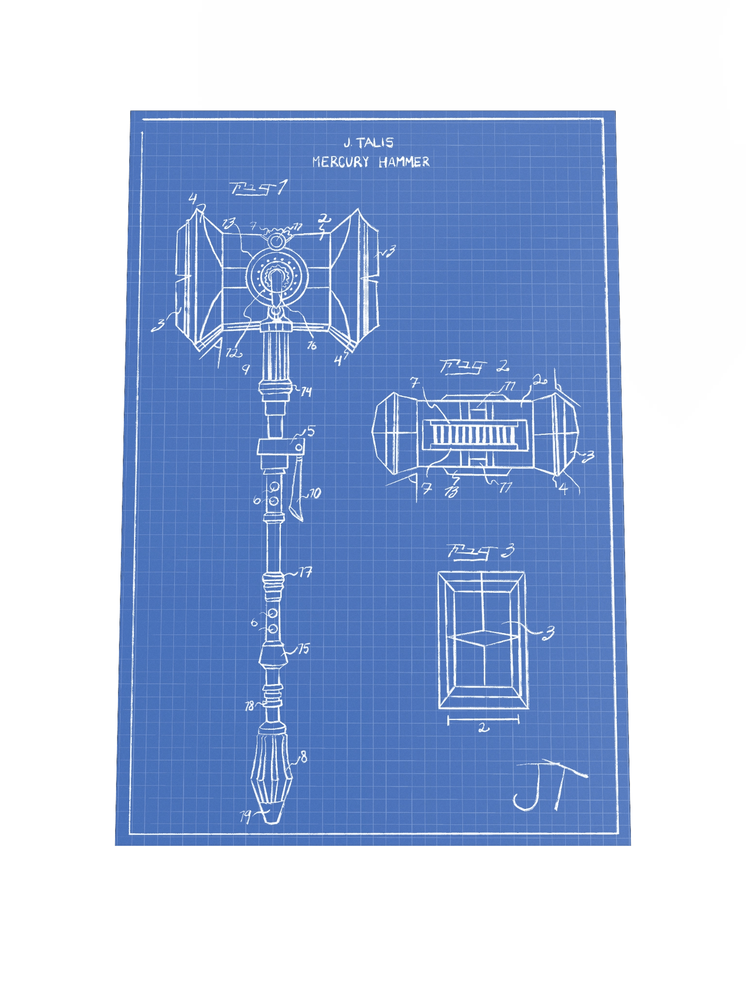 Jayce's Mercury Hammer Blueprint product image (1)
