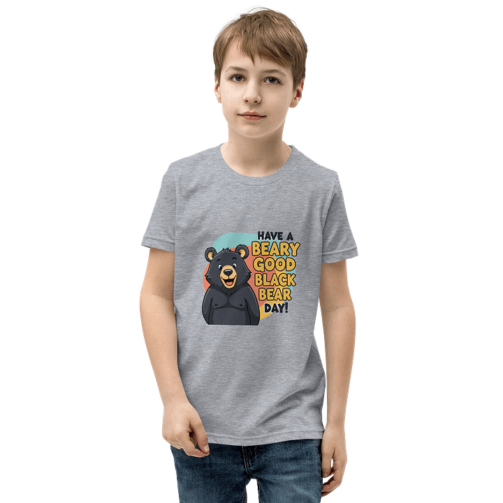 Beary Good Black Bear Day Youth Tee product image (12)
