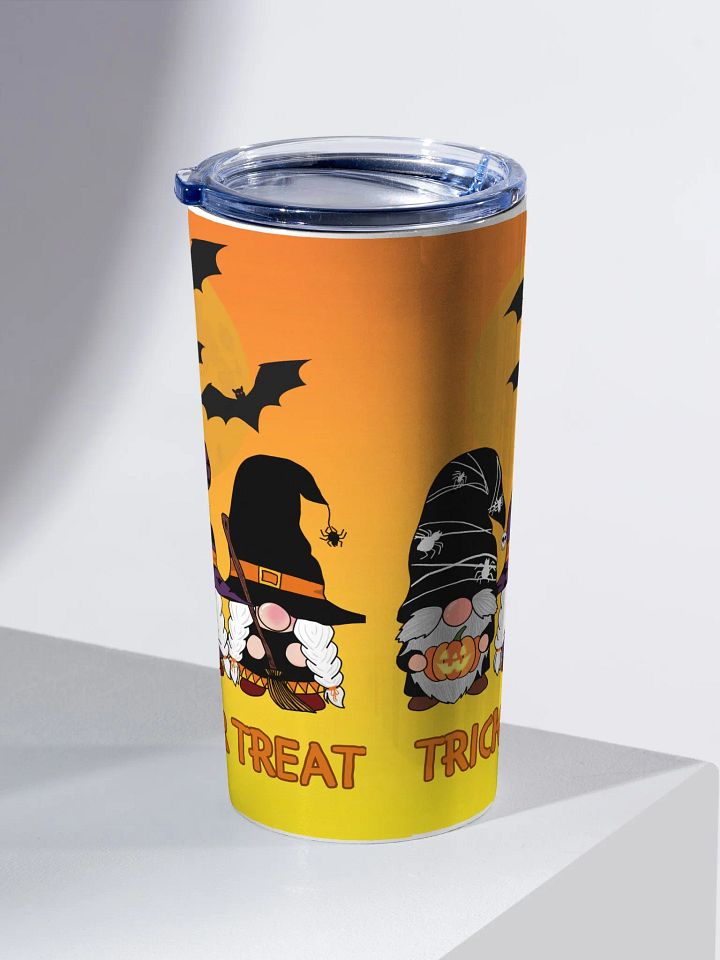 Gnome Trick or Treat 20oz Stainless Steel Tumbler product image (1)