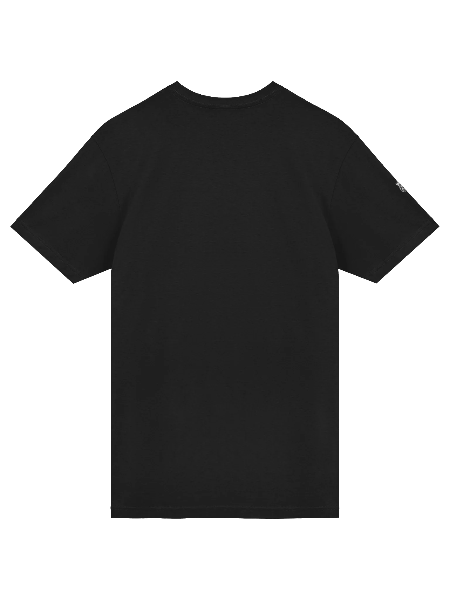 Slim Fit Lightweight Lucky Pineapple® Minimalist Sleeve Solid Color Unisex T-Shirt (Black & Dark Colors) product image (6)