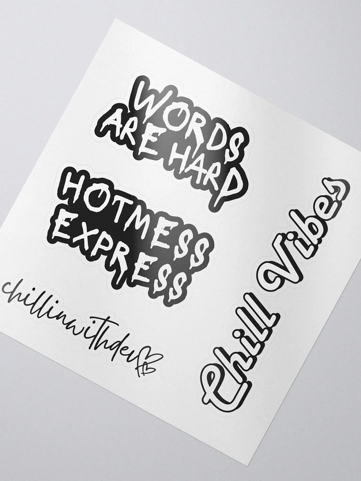 Black & White Sticker Pack product image (2)