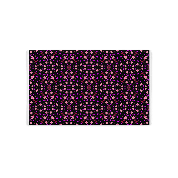 Hearts and Flowers Dark Pillow Case product image (5)
