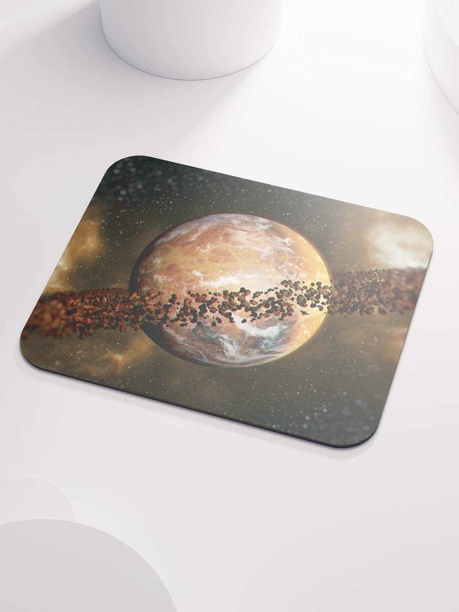 Ringed planet Mouse Pad product image (3)