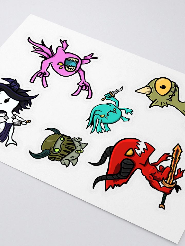 Scary Warped Fellas Sticker Sheet product image (2)