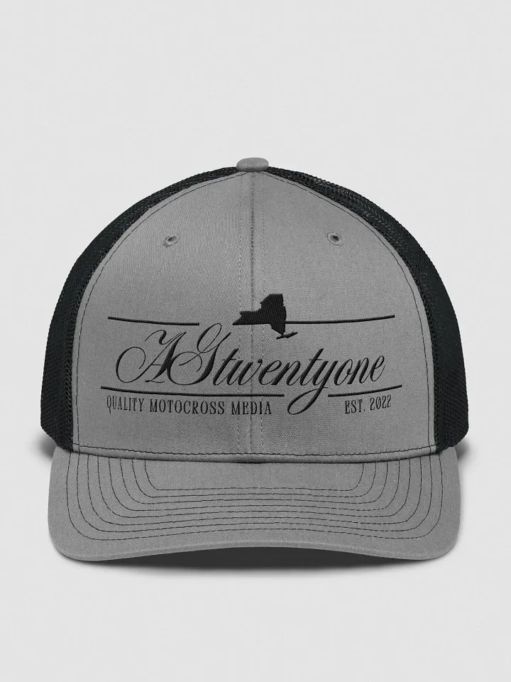 AG21 Script Trucker Hat (Black) product image (1)