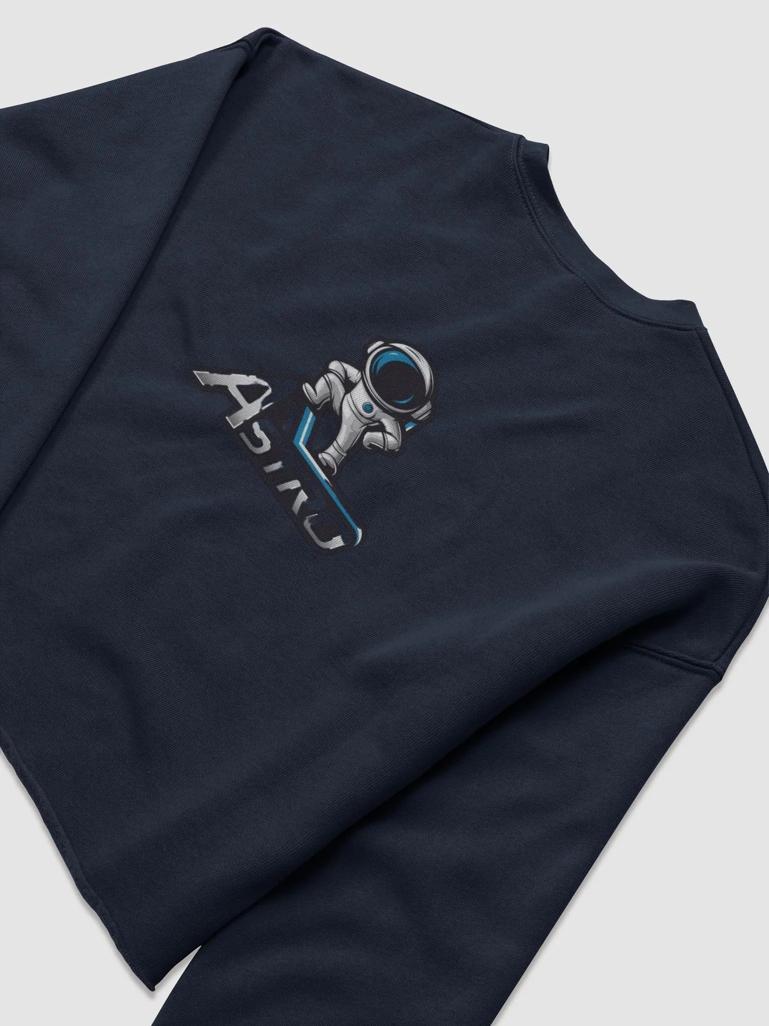 Astro Women's Fleece Crop Sweatshirt - Astronaut Design product image (8)