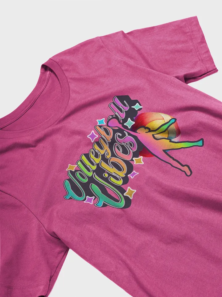 Volleyball Vibes Female Vibrant T-Shirt product image (2)