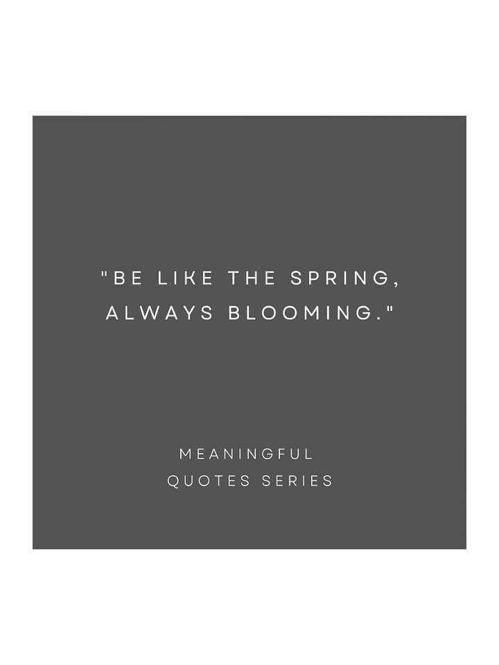 Be Like The Spring. product image (1)