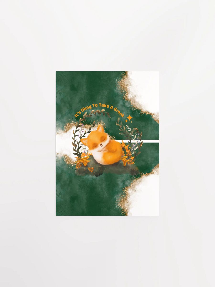 Fox Relaxation Matte Poster product image (1)