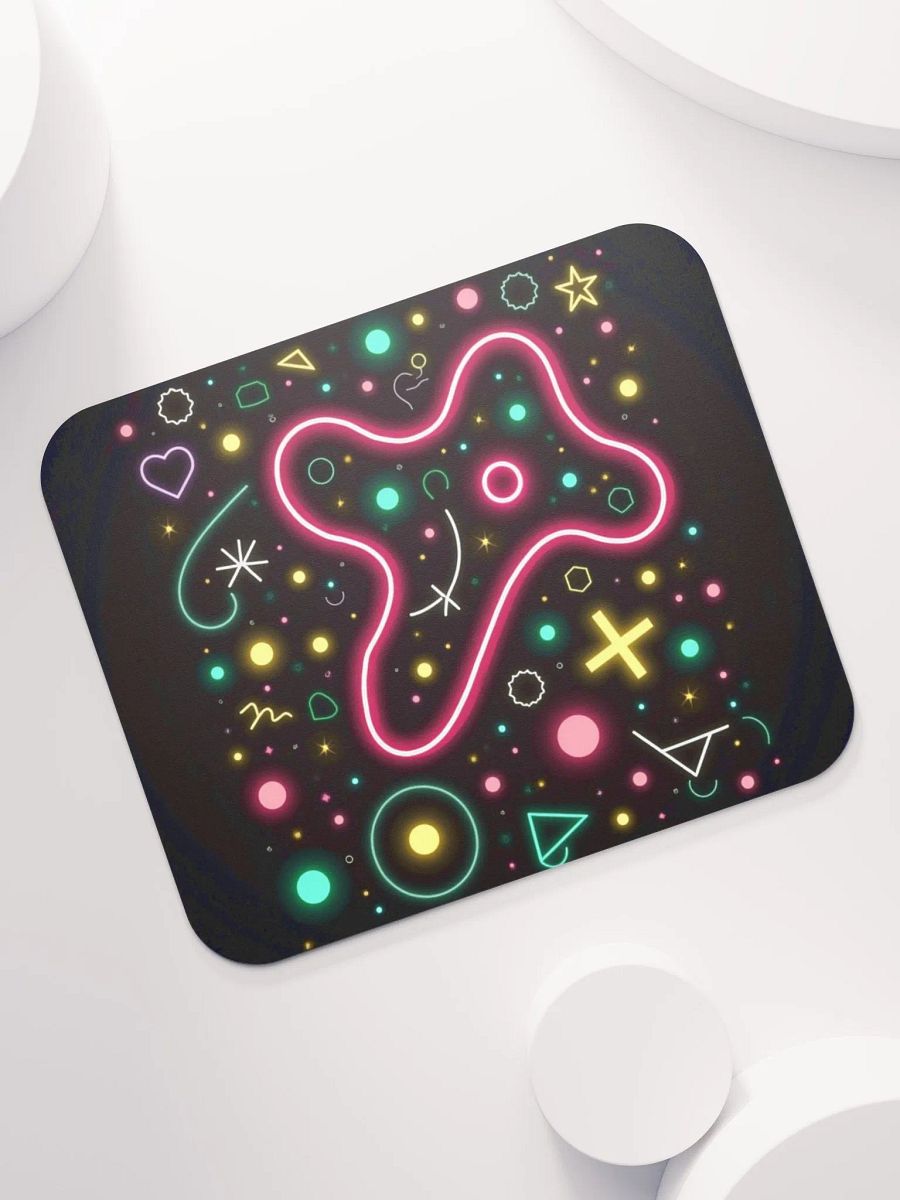 Neon Geometric Mouse Pad product image (7)