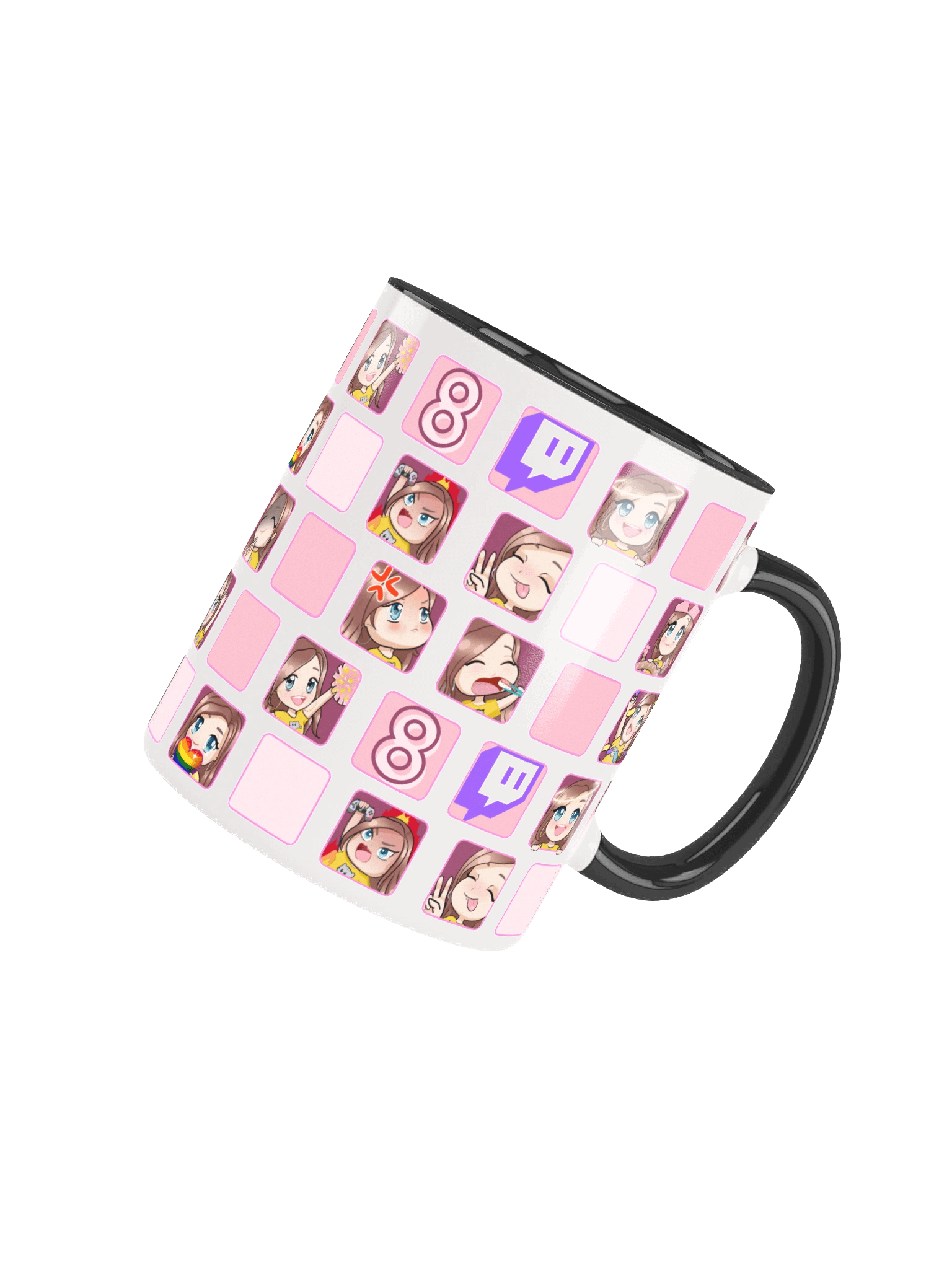 Telomina 8 years on Twitch celebration mug! product image (29)
