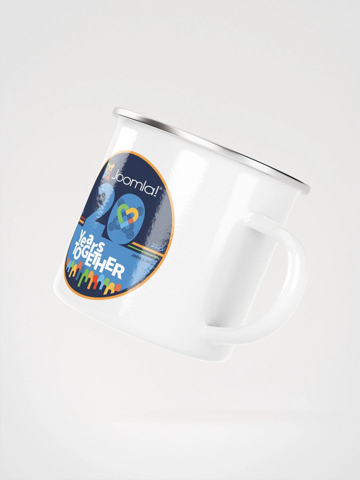 Joomla! 20th Anniversary Edition<br /> — Enamel Mug — product image (2)