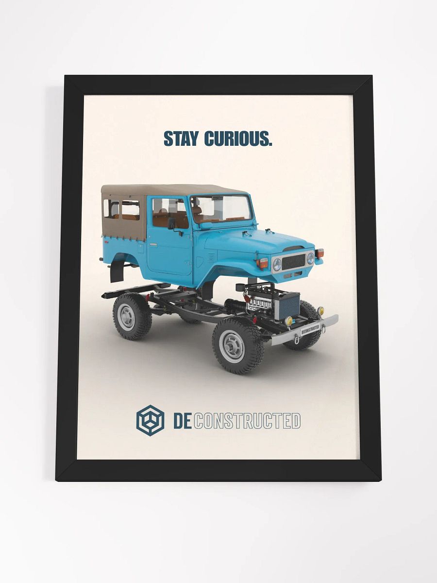 4x4 Exploded View Framed Poster product image (4)