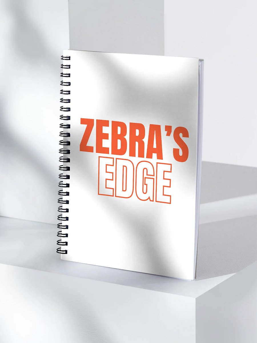 Zebra's Edge Spiral Notebook product image (4)