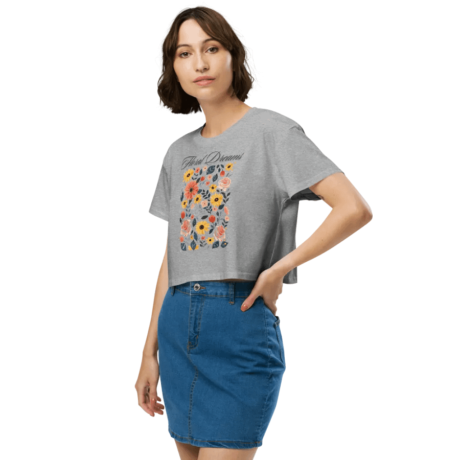 Floral Dreams Women's Crop Top product image (50)